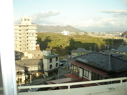 海は見えませんが、見晴らしはけっこういいと思います。