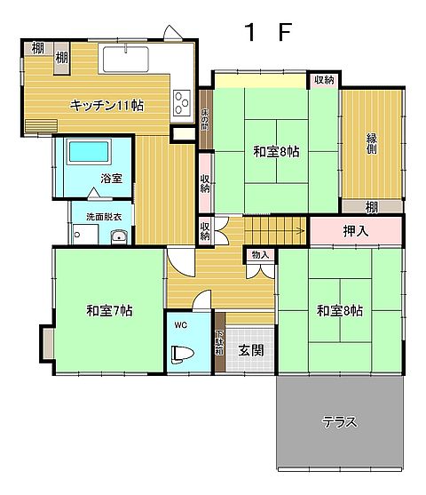 間取図1Ｆ